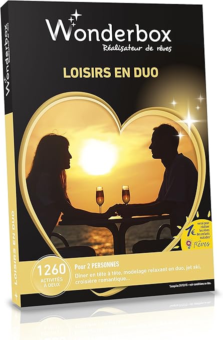 1 an de loisirs wonderbox