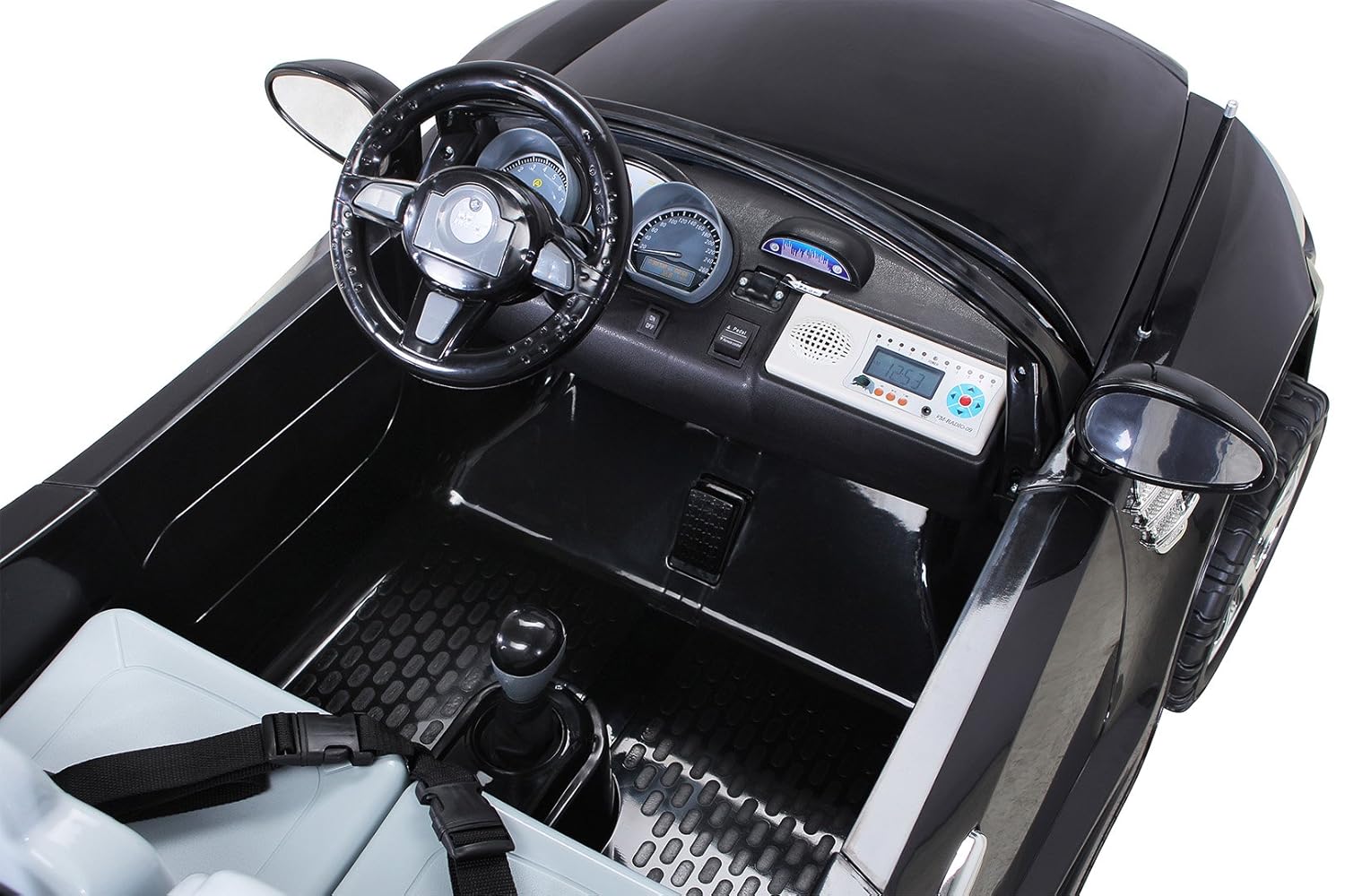 Actionbikes Kinder Elektroauto 2 Sitzer B15 Mit 2 X 45 Watt Motor Extra Gross Elektro Kinderauto Kinderfahrzeug Schwarz