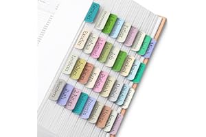 Mr. Pen- Bible Tabs, 75 Tabs, Colorful, Laminated Bible Tabs for Women and Men