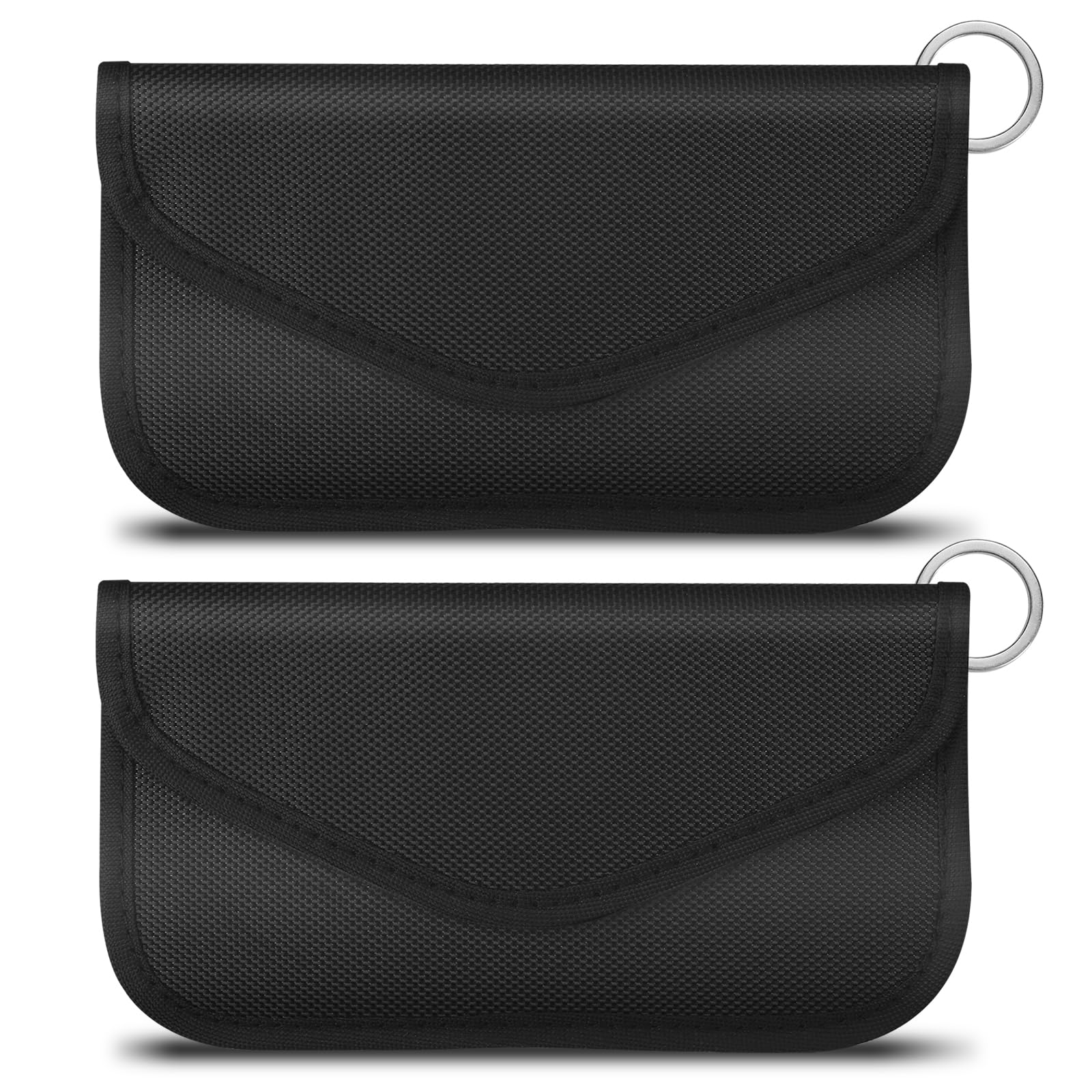 Photo 1 of levateeta Faraday Bag for Phones & Car Keys - Signal Blocker Faraday Pouch for RFID, GPS, WiFi, Anti-Theft Key Fob Case, Anti-Tracking Privacy Protection (2 Packs)