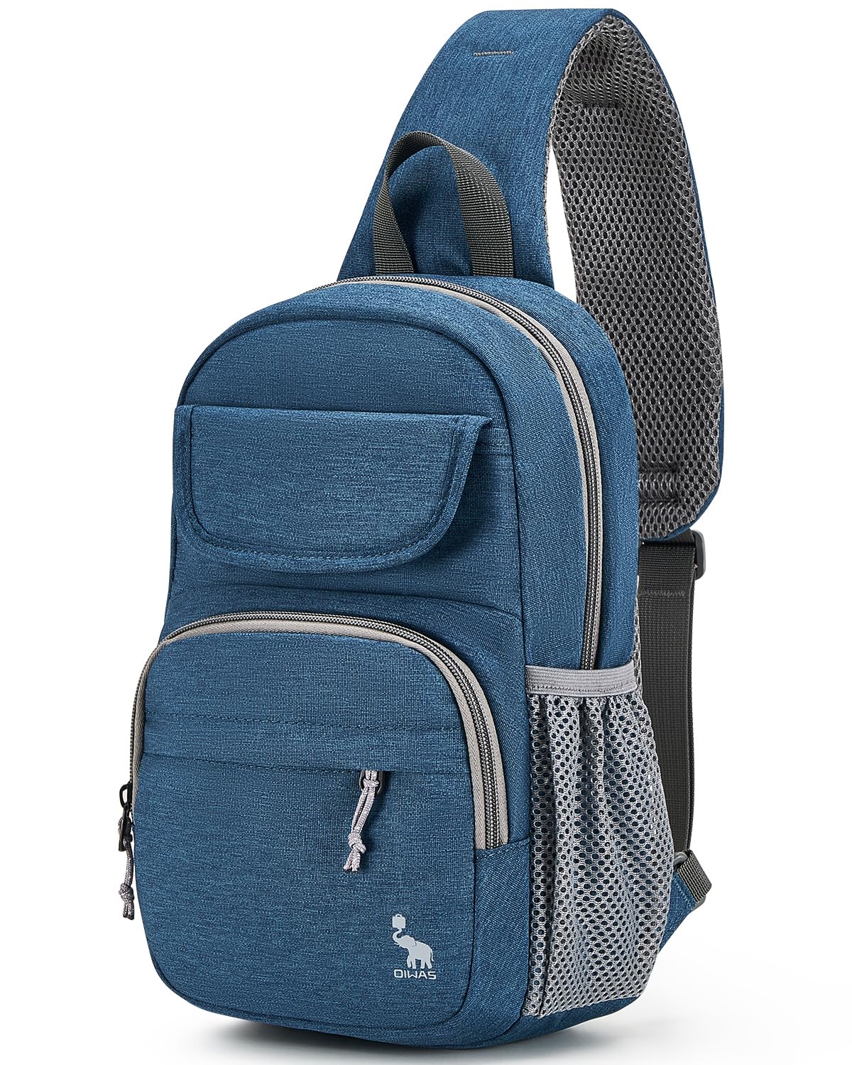 Large Canvas Sling Backpack Crossbody Daypack Water Resistant Adjustable Straps Canvas Sling Crossbody Backpack - Casual for Men & Women  main image 3