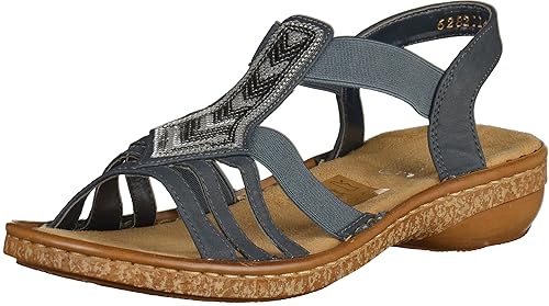 Rieker 62851 Women Open Toe Damen Offene Sandalen