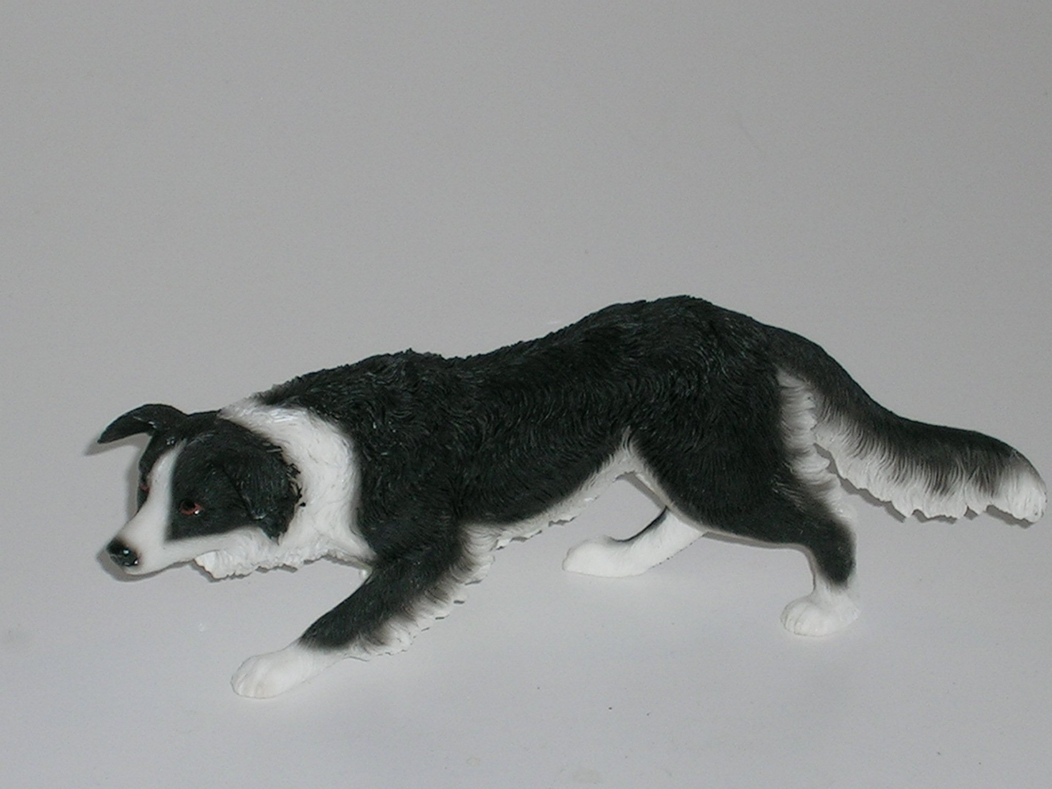 Figure | Black & White Border Collie | 1 Piece - 17x5x6 cm