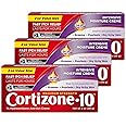 Cortizone 10 Maximum Strength Ultra Soothing Anti-Itch Cream, 1% Hydrocortisone Creme, 2 oz. (Pack of 3)