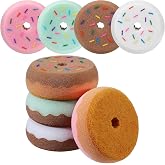 Lemonroad 8 Pack Tack Sponge Donut Shaped | Double Sided Cleaning Sponges, Sponge and Loofah Surface Heavy Duty Cleaning Power for Tack and Gear