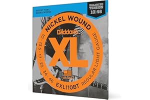 D'Addario Guitar Strings - XL Nickel Electric Guitar Strings - EXL110BT - Perfect Intonation, Consistent Feel, Reliable Durab