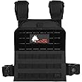 WOLF TACTICAL Simple Weighted Vest Men Womens Weighted Vest for Walking Running Training Rucking Adjustable Weight Vest