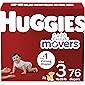 Baby Diapers Size 3, 76 Ct, Huggies Little Movers