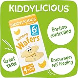 Kiddylicious Banana Mini Wafers Gluten Free Dairy Free 6+ Months 6 x 4 Twin view 4
