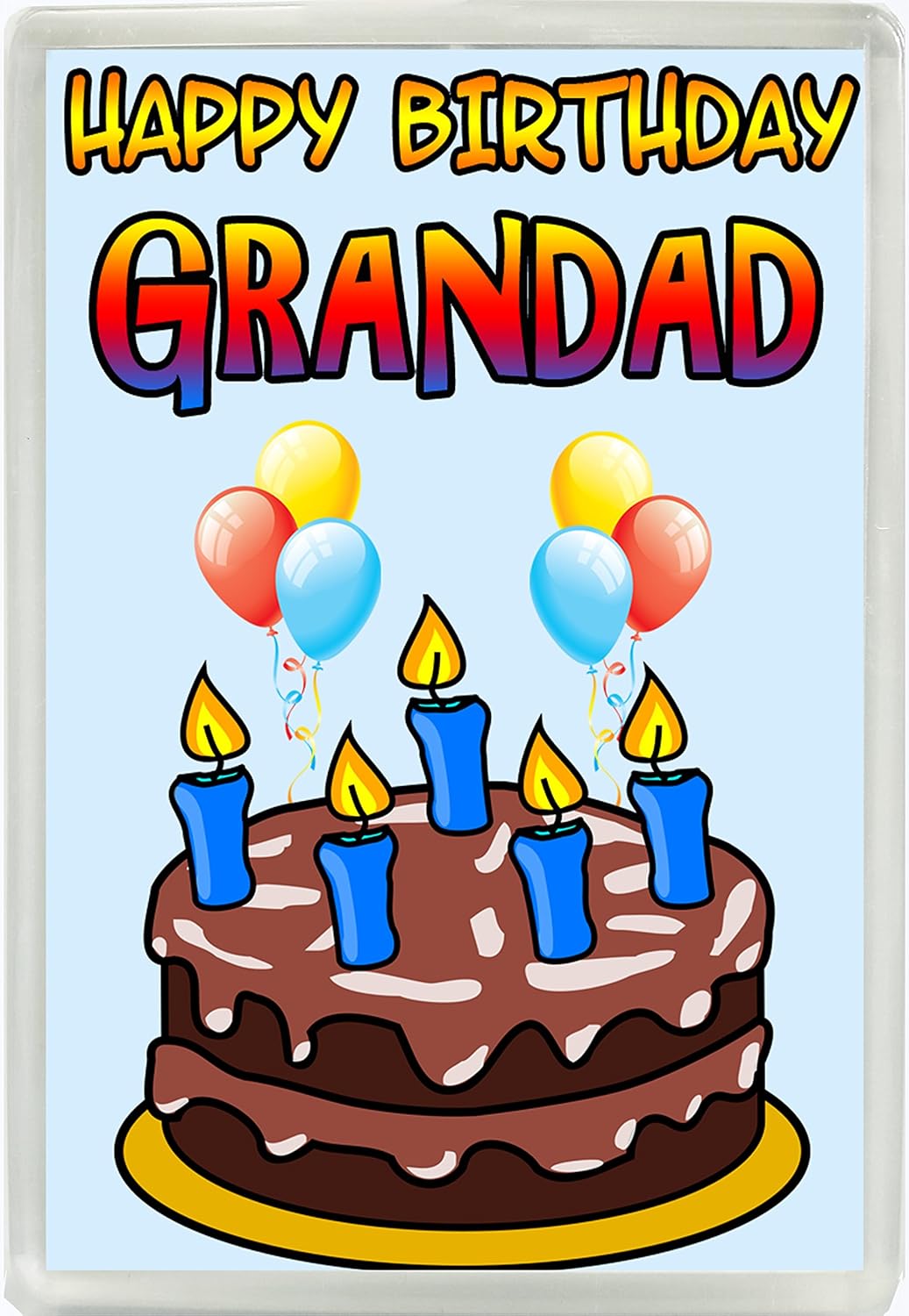 De cumpleaños para texto para tartas y velas Jumbo imán para ...