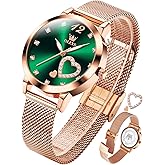 OLEVS Watch Women Mesh Watches for Women with Date Analog Quartz Ladies Watches Classic Dress Womens Wristwatch Waterproof （Blue/Black/White Face）