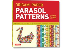 Origami Paper 8 1/4 (21 cm) Parasol Patterns 48 Sheets: Tuttle Origami Paper: Origami Sheets Printed with 12 Different Design