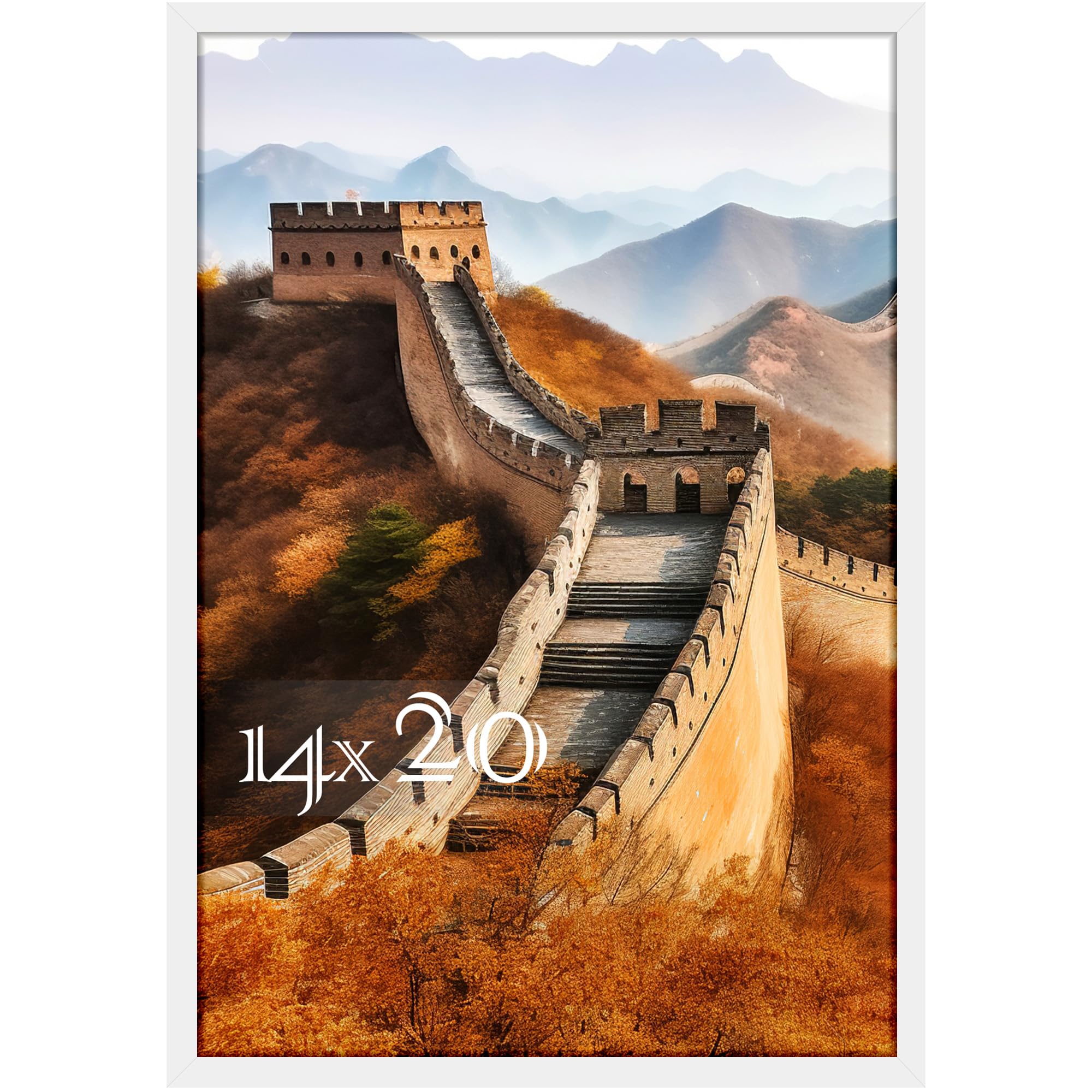 Photo 1 of *Factory Sealed*
Picrit 14x20 Picture Frame, Photo Frame for Wall Mounting Display, White