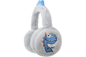 F Flammi Kids Knit Earmuffs Winter Outdoor Furry Ear Warmers for Boys Girls from Toddler to Big Kids
