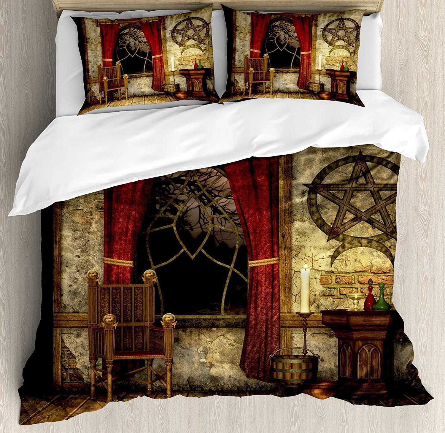 Amazon Com Yolika Gothic 4 Pieces Bed Sheets Set Full Size