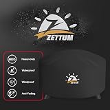 Zettum Fire Pit Cover Round 100 cm Heavy Duty 600D Waterproof view 4