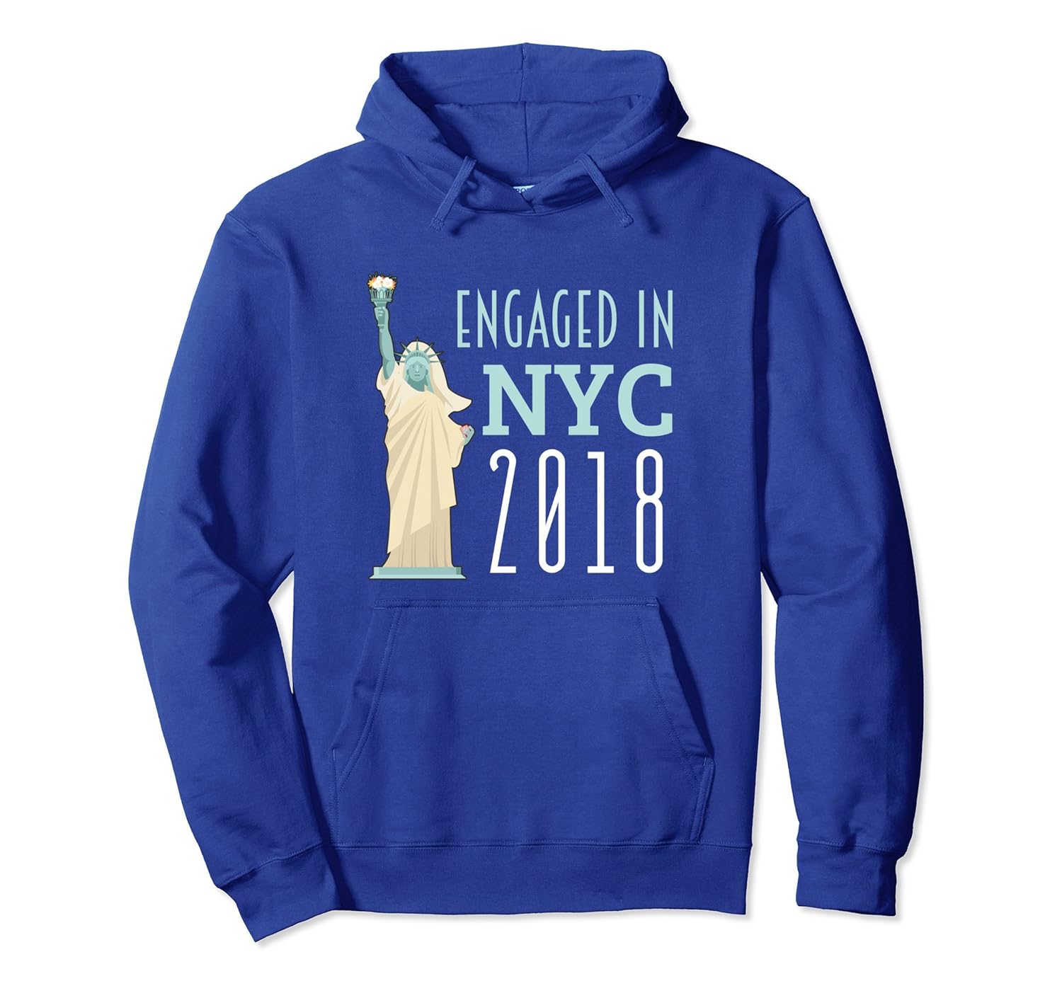 NYC Engagement Engaged 2018 Wedding Hoodie Sweatshirt- TPT