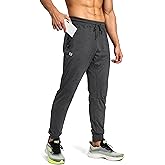 G Gradual Men's Sweatpants with Zipper Pockets Athletic Pants Traning Track Pants Joggers for Men Soccer, Running, Workout