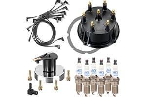 RPS Mercruiser Thunderbolt 4.3 L V6 DISTRIBUTOR CAP ROTOR SPARK PLUG WIRES KIT SET WITH MR43T PLUGS