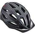 Schwinn Beam LED Lighted Bike Helmet with Reflective Design for Adults, 360 Degree Comfort System, Dial-Fit Adjustment, Removable Visor, Fits Head Circumferences 22.88-24.5 Inches