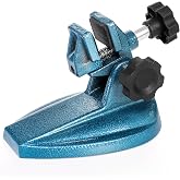 WRINGKIT Micrometer Stand, Adjustable Precision Micrometer Holder | Cutting Tools Stand with Cast Iron Base Clamp Knobs, Professional Inspection Fixture Machinist for Micrometers Up to 4"