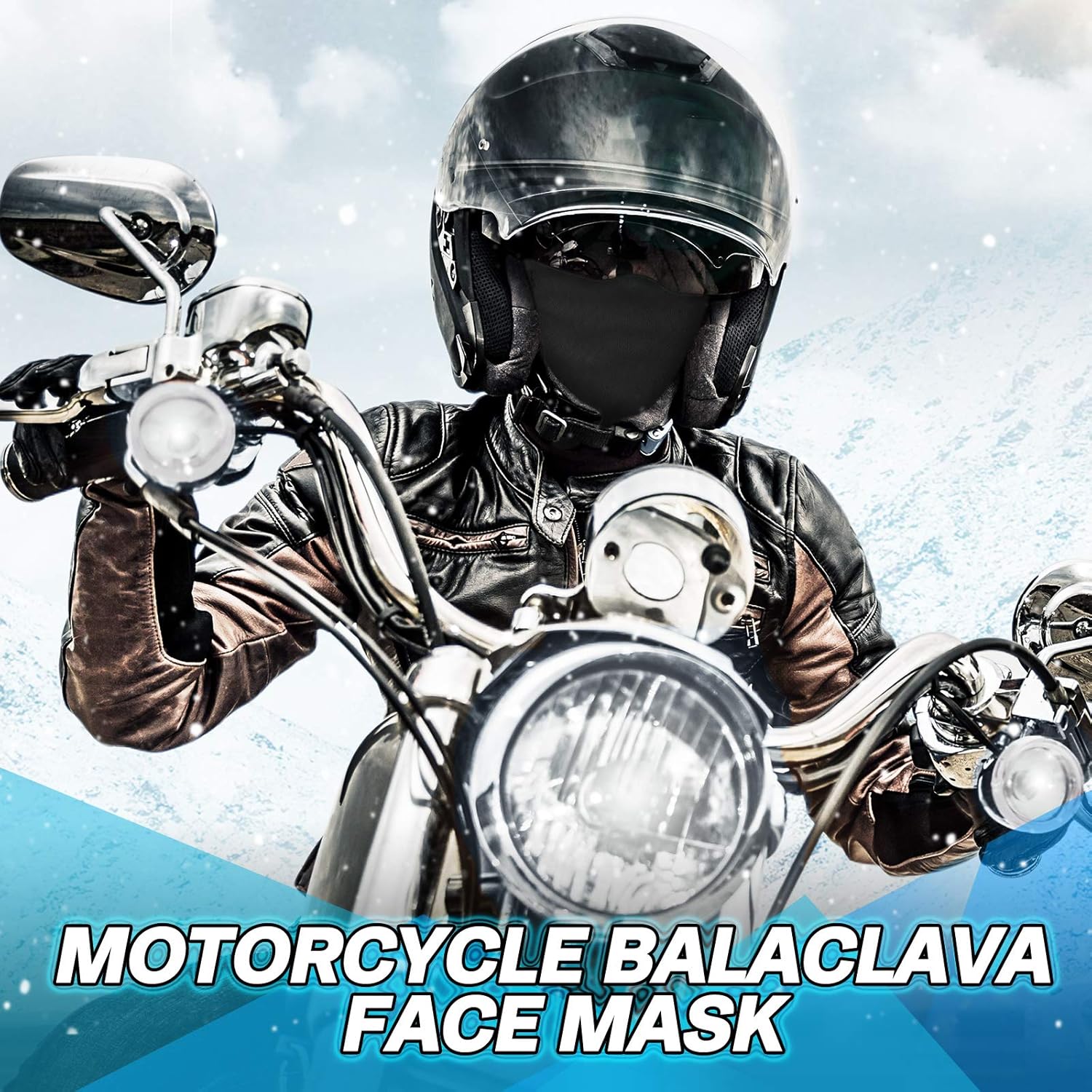 Balaclava Ski Mask Warmth Face Mask-Cold Weather Cycling Motorcycling (Helmet Friendly): Clothing