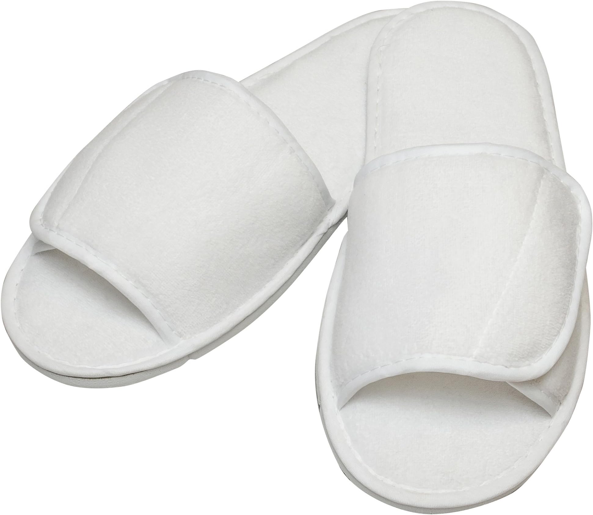 Towel City Adults Unisex Open Toe Slippers