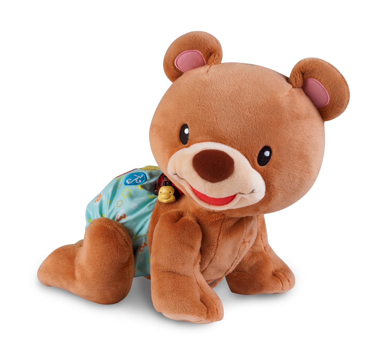 Kids Childrens Baby Babies Crawl Along Bear Soft Cuddly Interactive