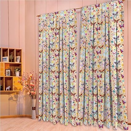 Amazon Com Zhicassiesophier Print Kids Curtains Polyester