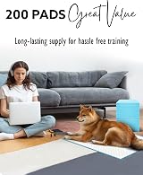 SA Products Puppy Pads 200 Pack 56x56 cm Training Pads Blue view 7