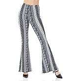 MINEFREE Women's Premium Flare Legging Yoga Pants Palazzo Pants Form Fitting Comfty High Waist Bell Bottom Pants