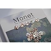 MOPORTLS 26 Natural Mother of Pearl Letter Beads A-Z Drilling DIY Beads Free Combination Surname Bracelet Necklace Pendant Jewelry Valentine's Day Gift Jewelry Button Making Material (Color)