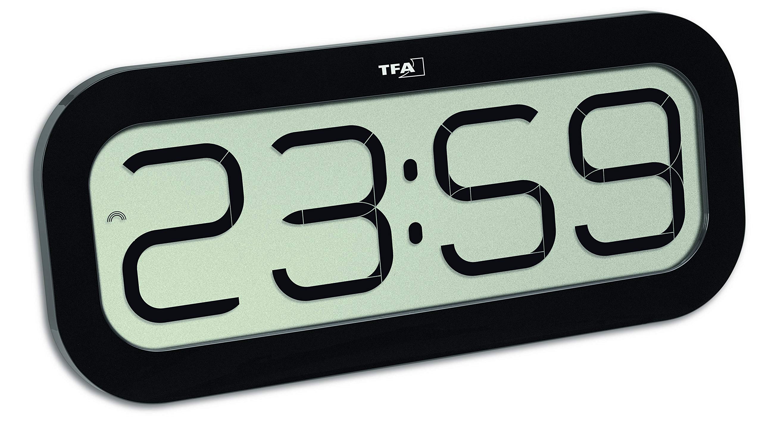 TFA Dostmann – Carillon Bimbam Clock 5 Different Sounds of Cat 60.4514 (Black)