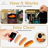 Serentify Colour Changing Electric Wax Melt Burner 26.5cm Black view 2