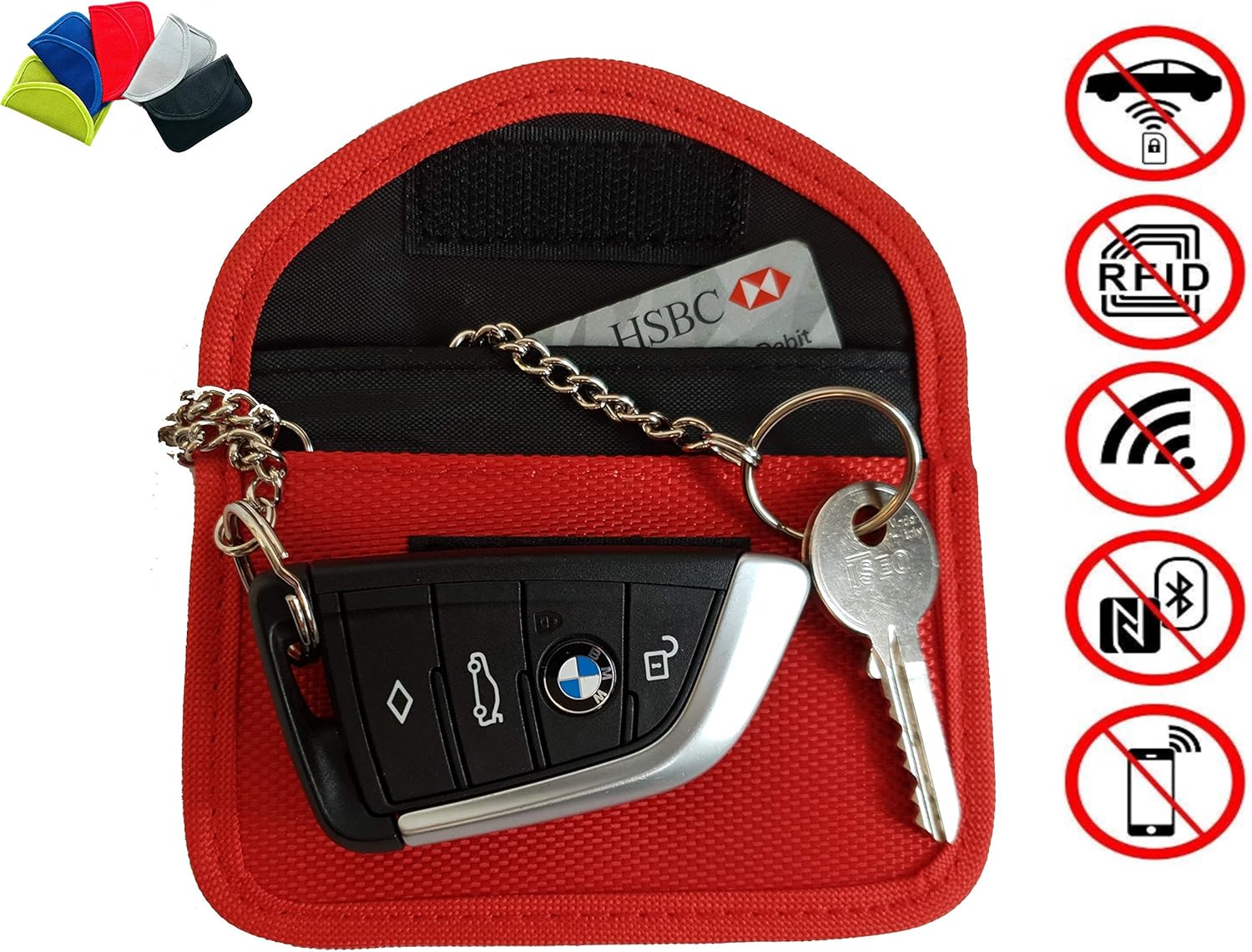 Tailored2Go RFID Blocking Car Key Pouch Pocket sizeAntiTheft Car