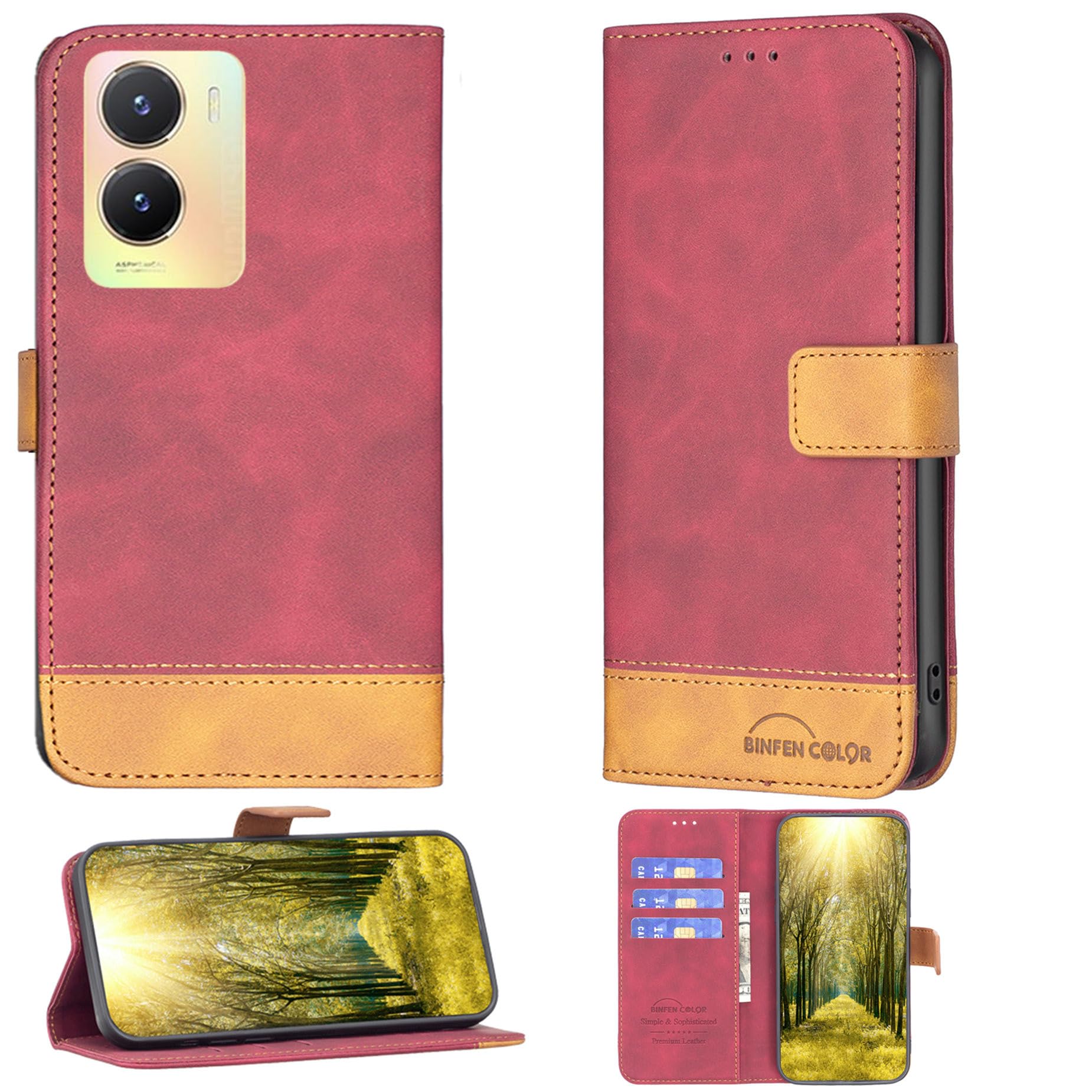 jioeuinly Case for Vivo Y35m 5G Case Compatible