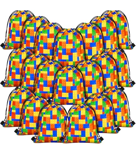 Amazon.com: Boao Building Block Gift Bag Drawstring Building 