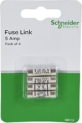Schneider Electric 5A Fuse Cartridge BS 1362 Mains Household UK Pack of 4