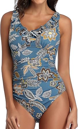 tummy control bathing suits amazon