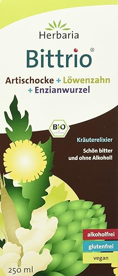 Herbaria Bittrio Kräuterelixier, 1er Pack (1 x 250 ml) - Bio