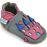 Chaussons Cuir Souple Mejale Pour Bébé - Semelle Anti-dérapante - Taille 19-24 EU - Design Canard
