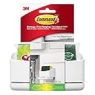 Command 17609-HWES Under Sink Caddy, 1 Holder, 4-Medium Strips + 1 Scotch-Brite Sponge Included