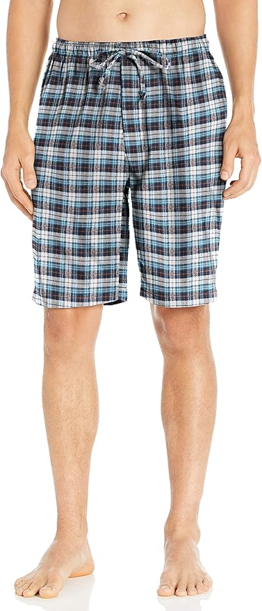 flannel pajama shorts mens