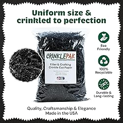 CrinklePak 1LB USA Made Black Crinkle Paper Filler