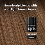 TOPPIK Hair Building Fibres Powder Light Brown 27.5g Thicker Hairline Crown view 6