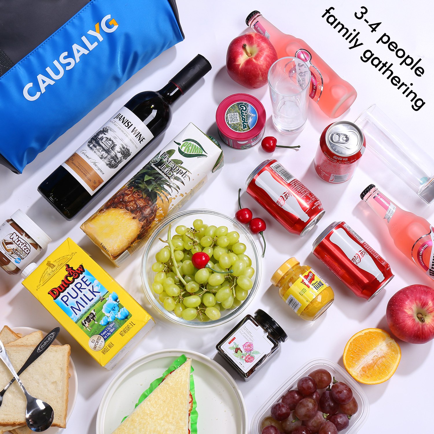 causalyg 20-Can 12 V DC Suave Portátil con Aislamiento Enfriador ...