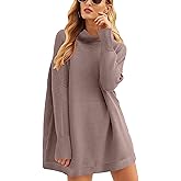ANRABESS Women Oversized Casual Loose Turtleneck Long Sleeve Slouchy Baggy Knit Tunic Sweaters Pullover 2025 Fall Outfits