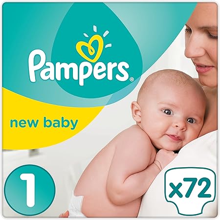 pampers new baby size 1 jumbo pack 72 nappies
