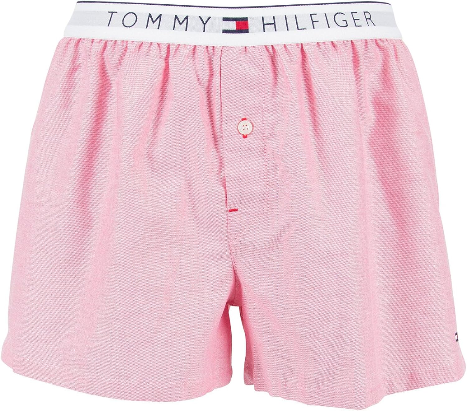 Tommy Hilfiger Men's Oxford Woven Boxer Shorts, Light Pink XLarge Light Pink at Amazon Men’s