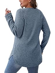 Saloogoe Long Sleeve Shirts for Women Lightweight